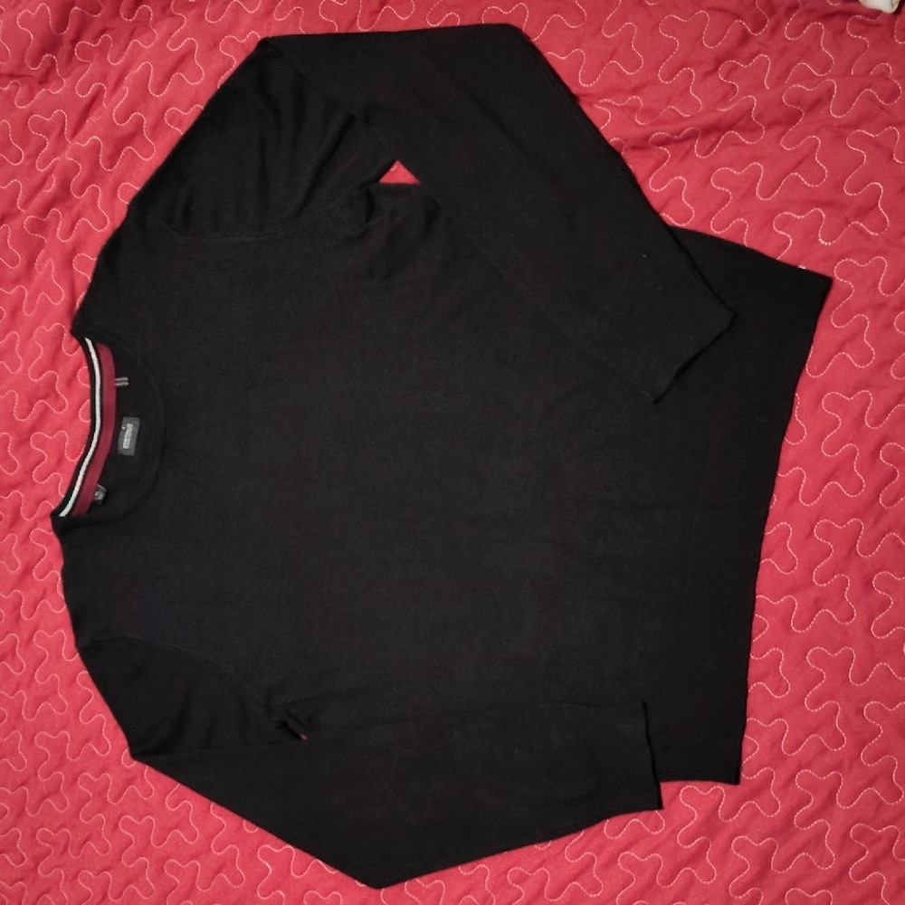 Buffalo David Bitton Black Crew Neck Sweater